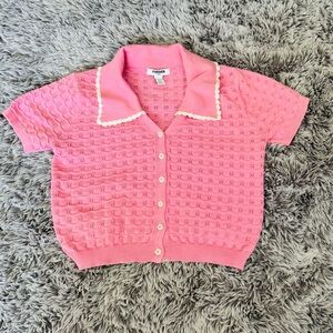 RSQ Pink Button  Shirt